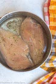 How do you boil chicken in water