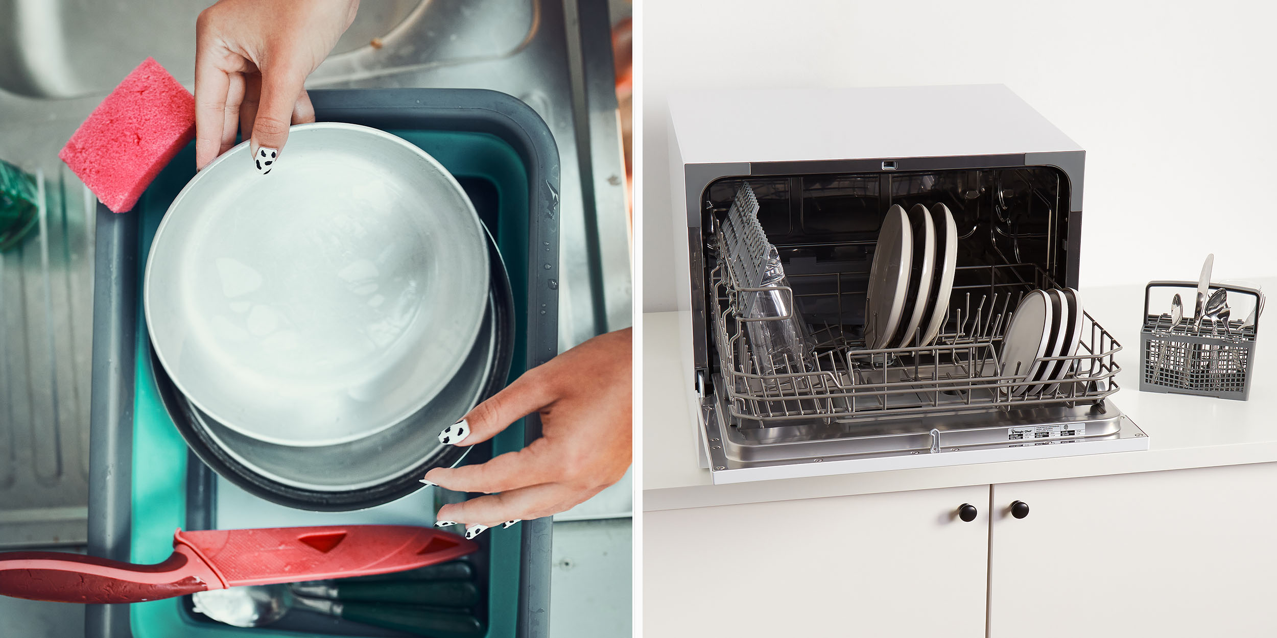 What should I look for in a countertop dishwasher?