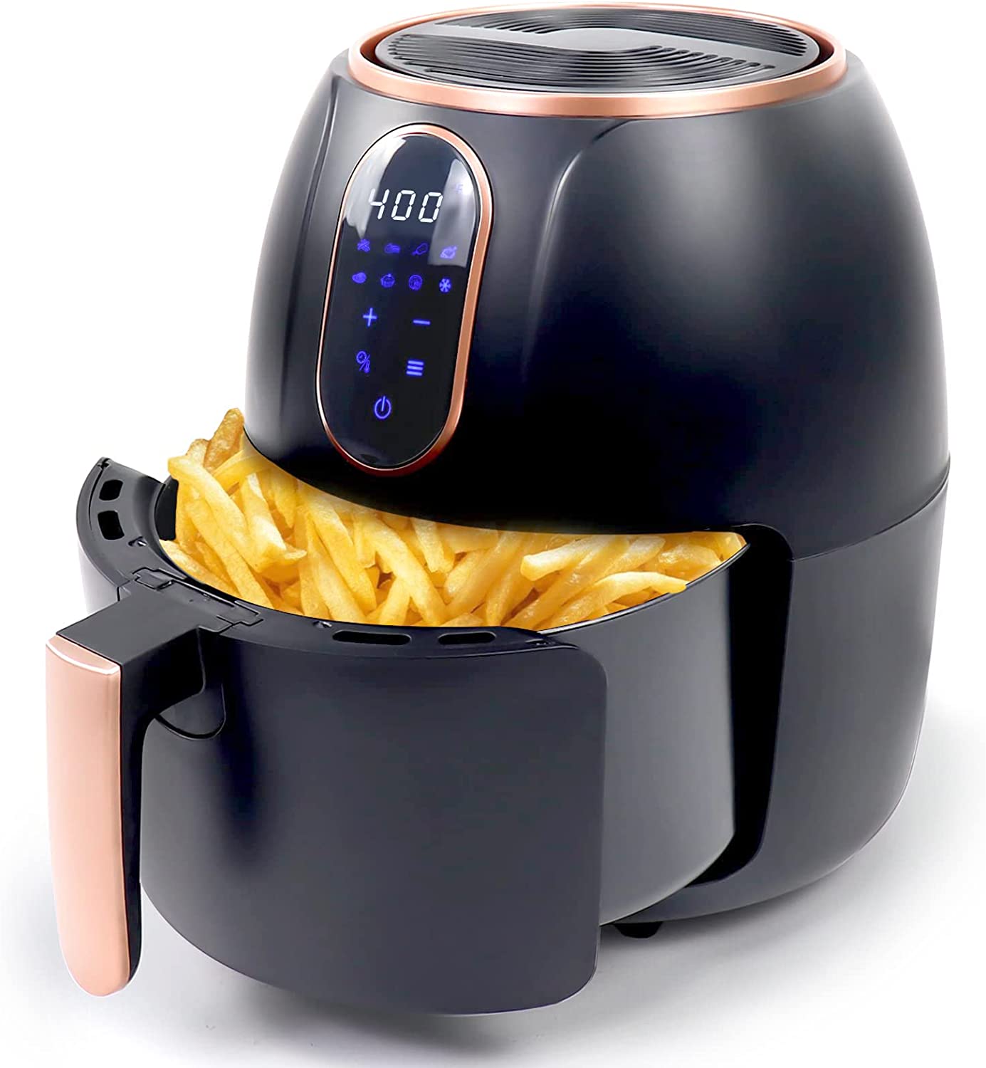 Which air fryer has the highest temperature